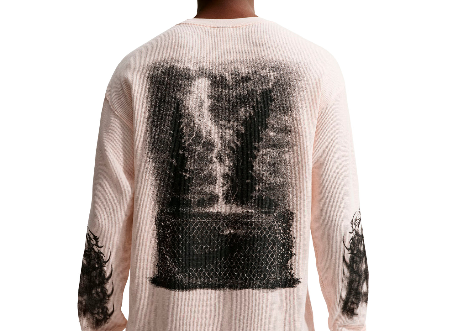 Nike Sportswear Thermal Top in Chalk — view 4