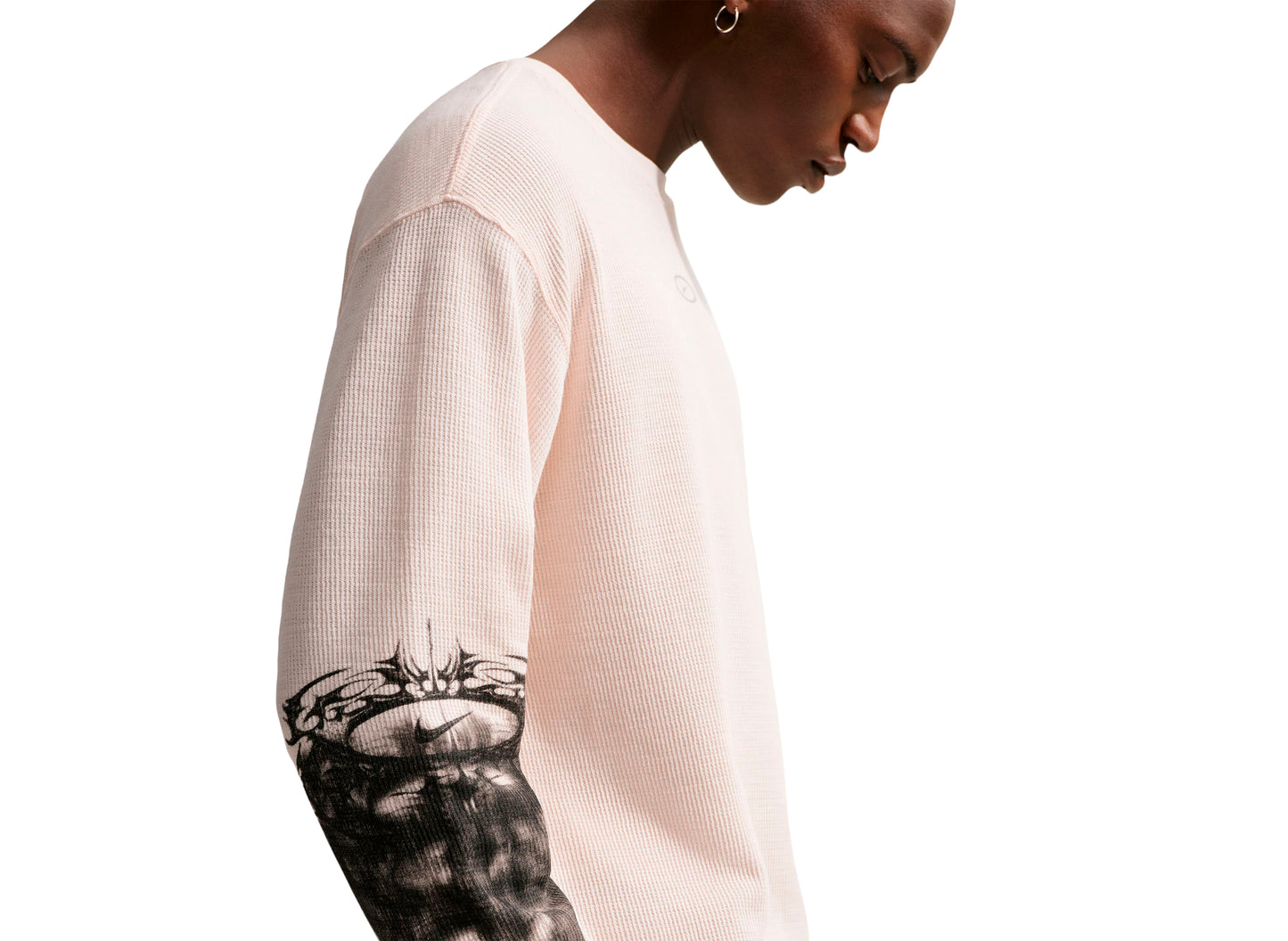 Nike Sportswear Thermal Top in Chalk — view 5