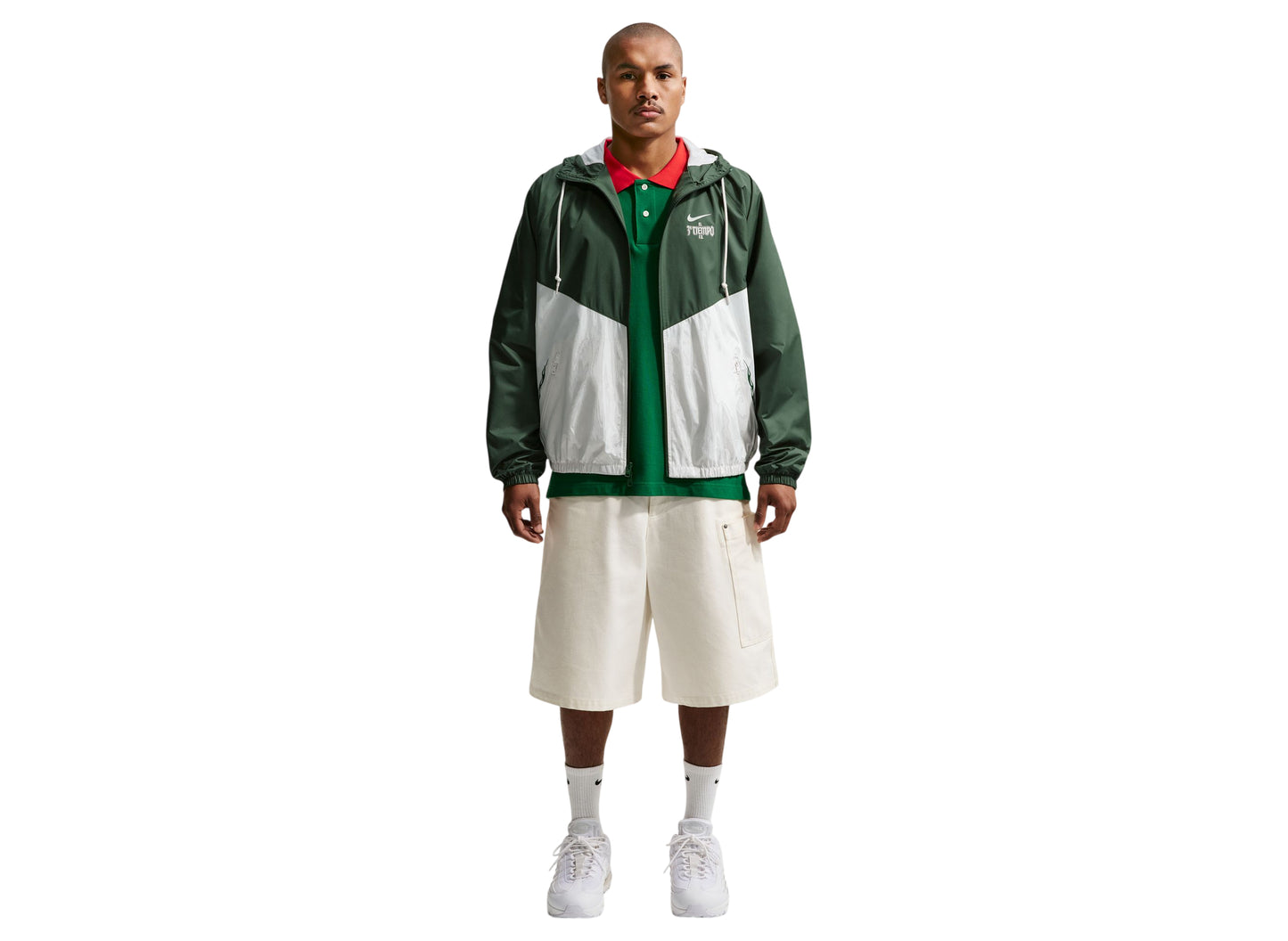 Nike Sportswear Windrunner Lined Jacket Mexico in Fir / Phantom