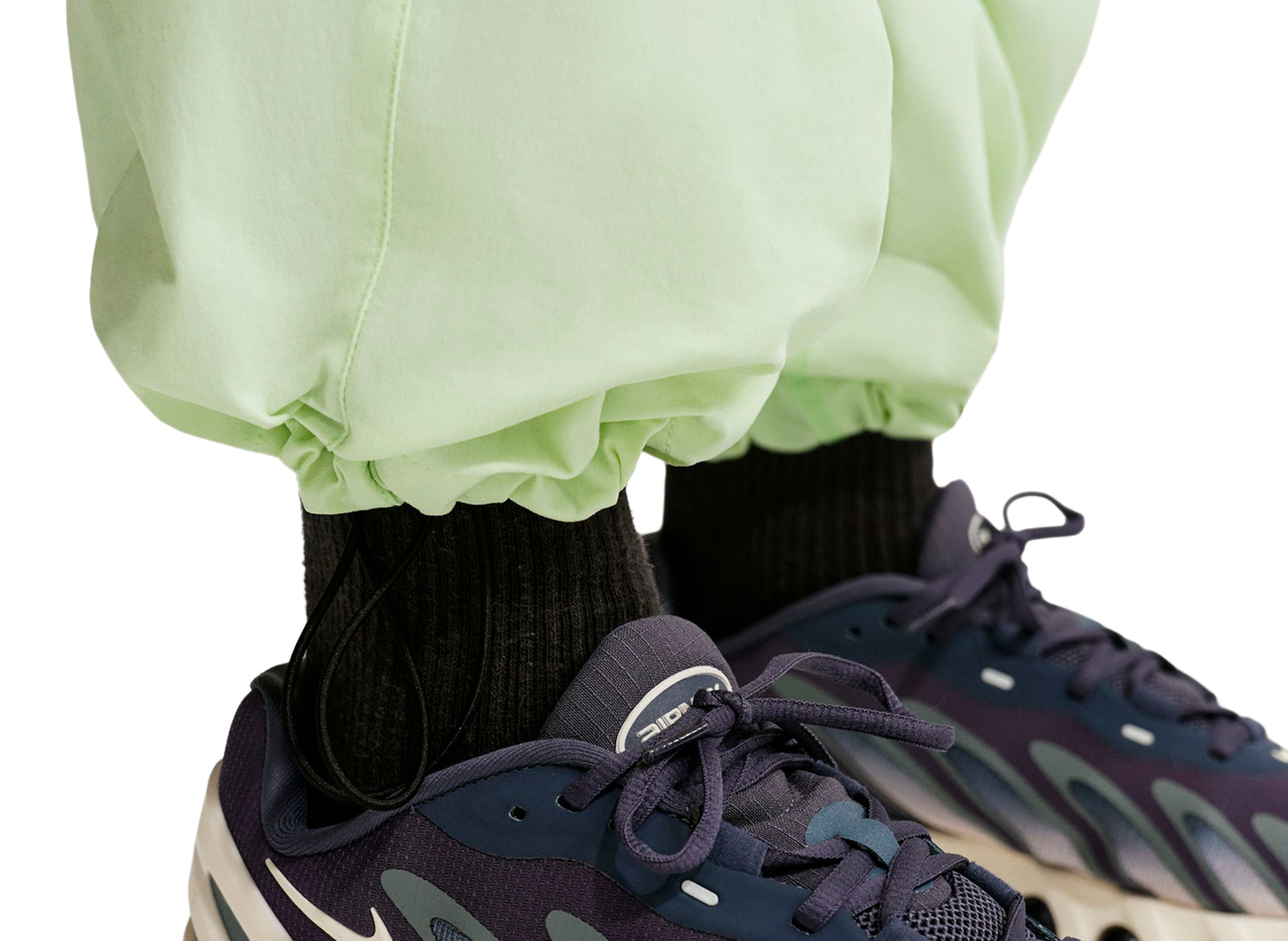 Nike Tech Dri-FIT Woven Pants in Light Liquid Lime — view 7