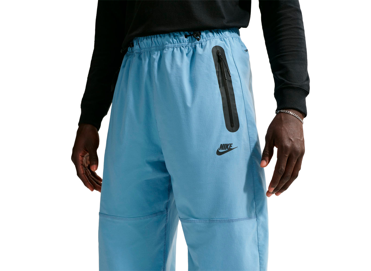 Nike Tech Dri-FIT Woven Pants in Work Blue — view 3