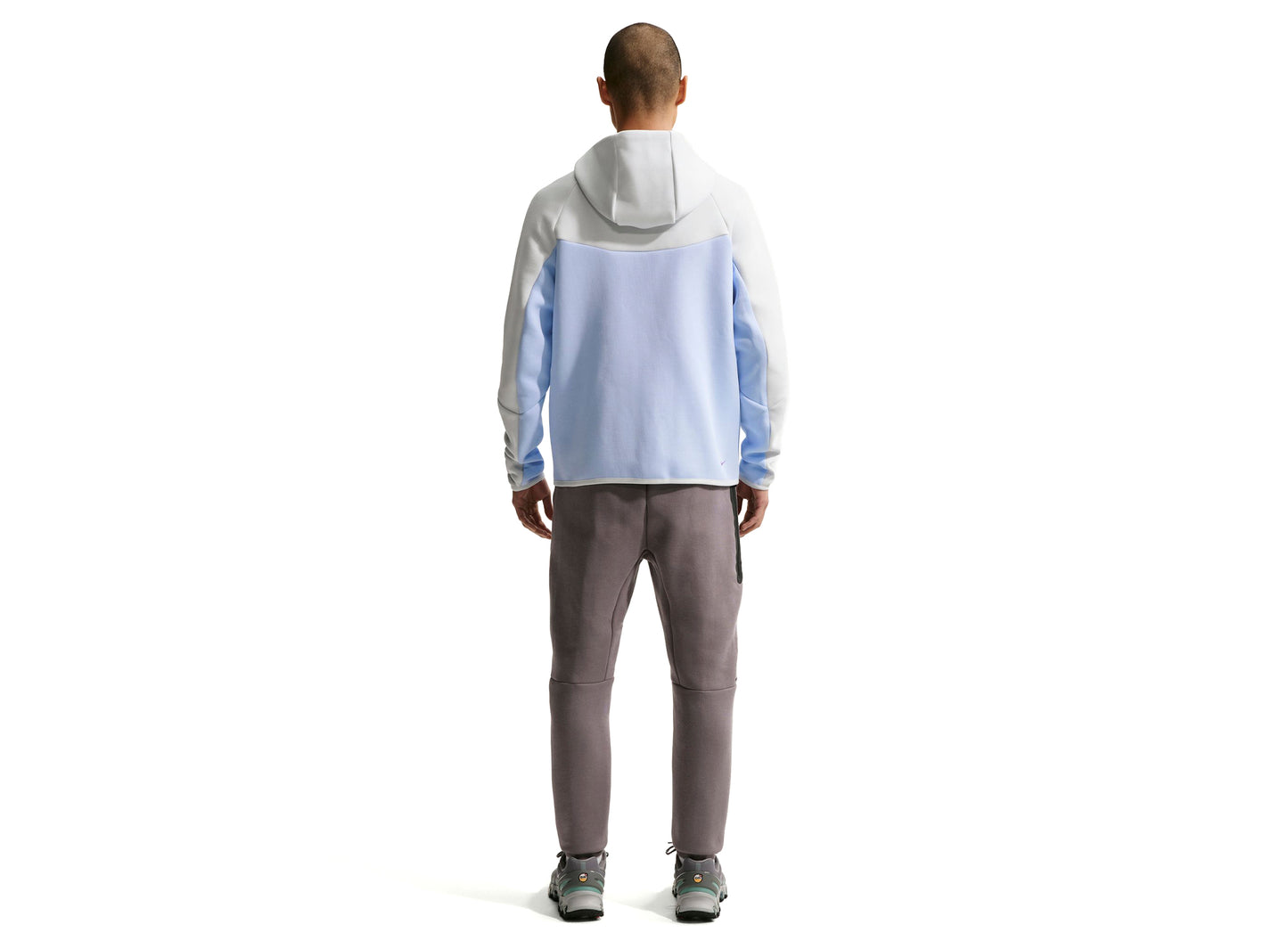 Nike Tech Fleece Full-Zip Windrunner Jacket in Off White — view 2