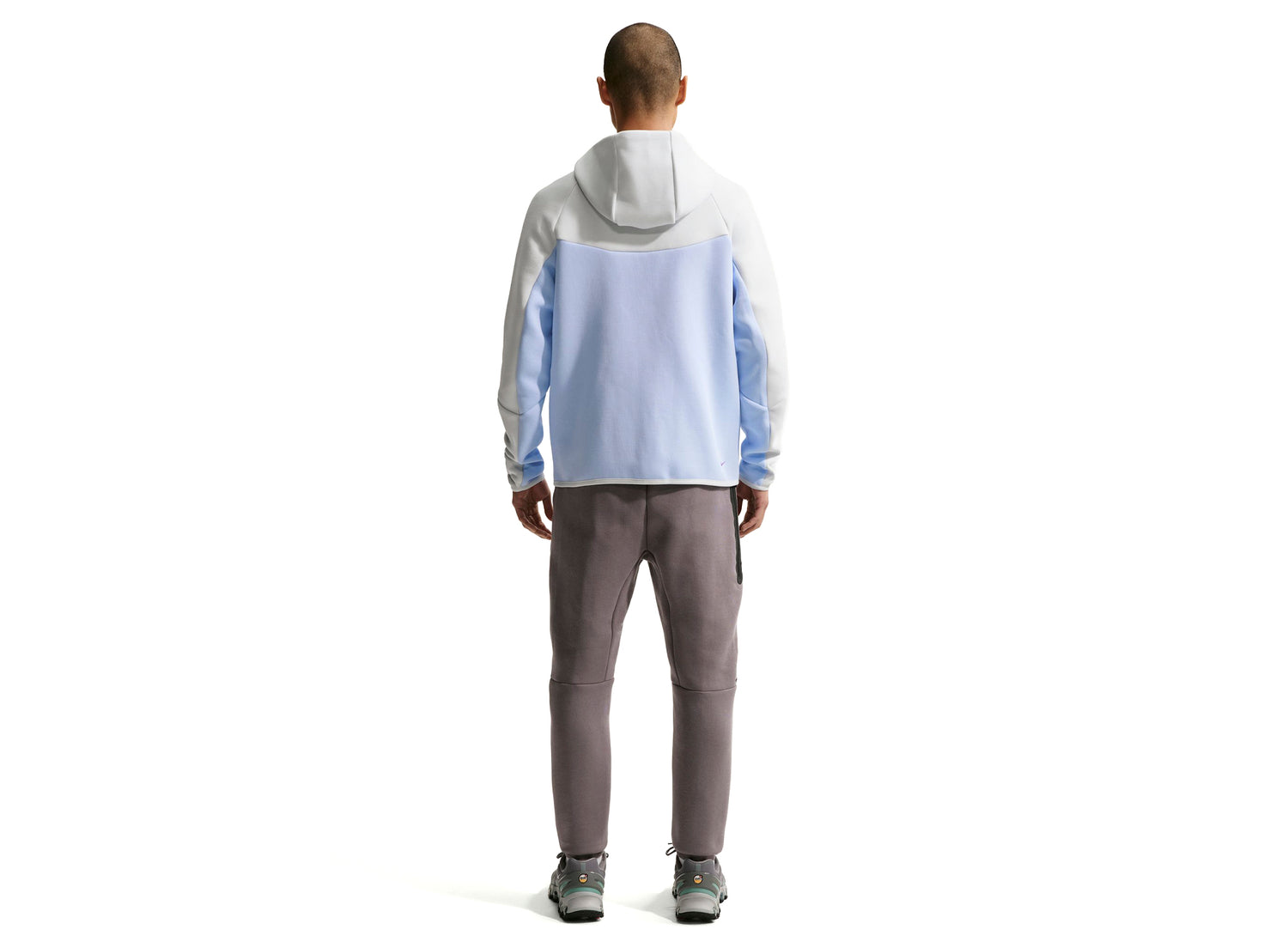 Nike Tech Fleece Full-Zip Windrunner Jacket in Off White — view 2