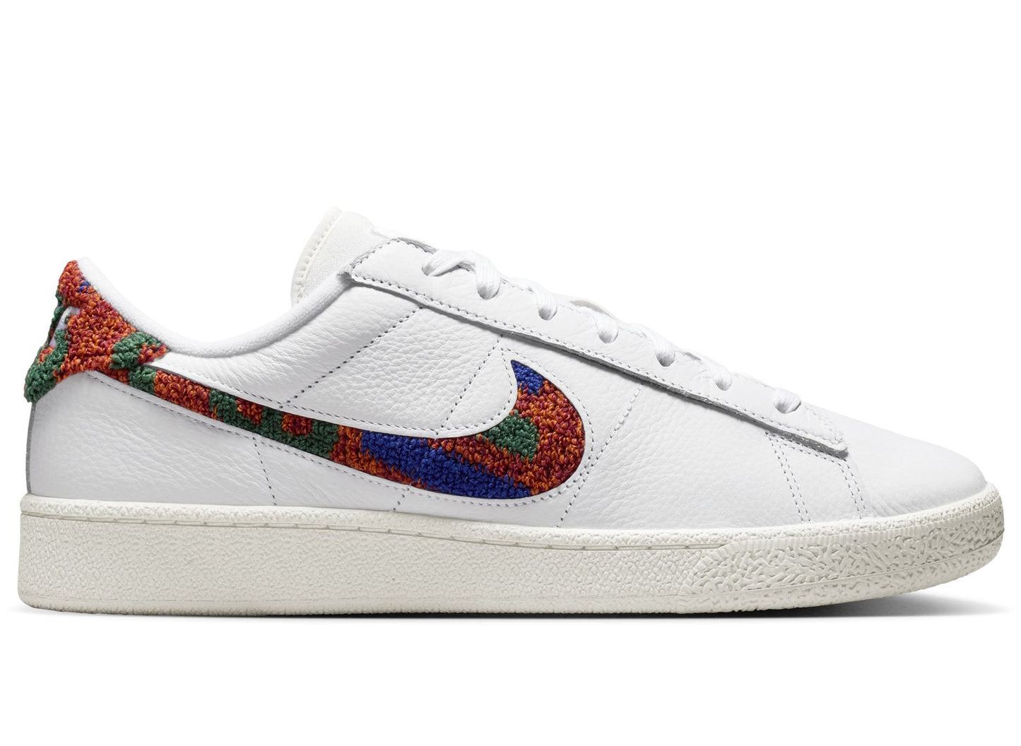 Nike Tennis Classic Premium Terry in White / Safety Orange