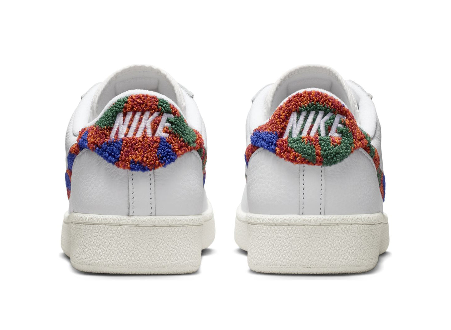 Nike Tennis Classic Premium Terry in White / Safety Orange