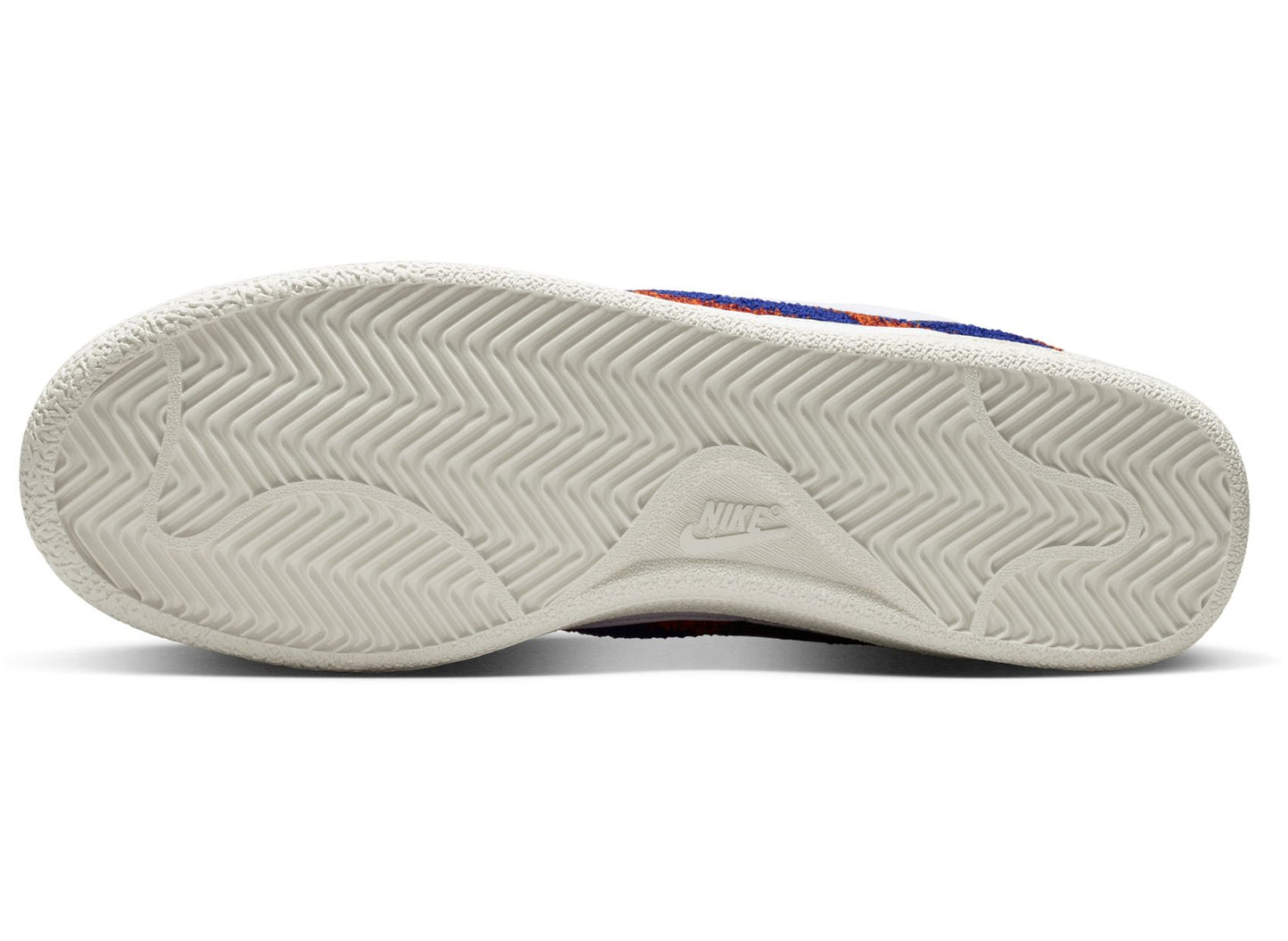 Nike Tennis Classic Premium Terry in White / Safety Orange