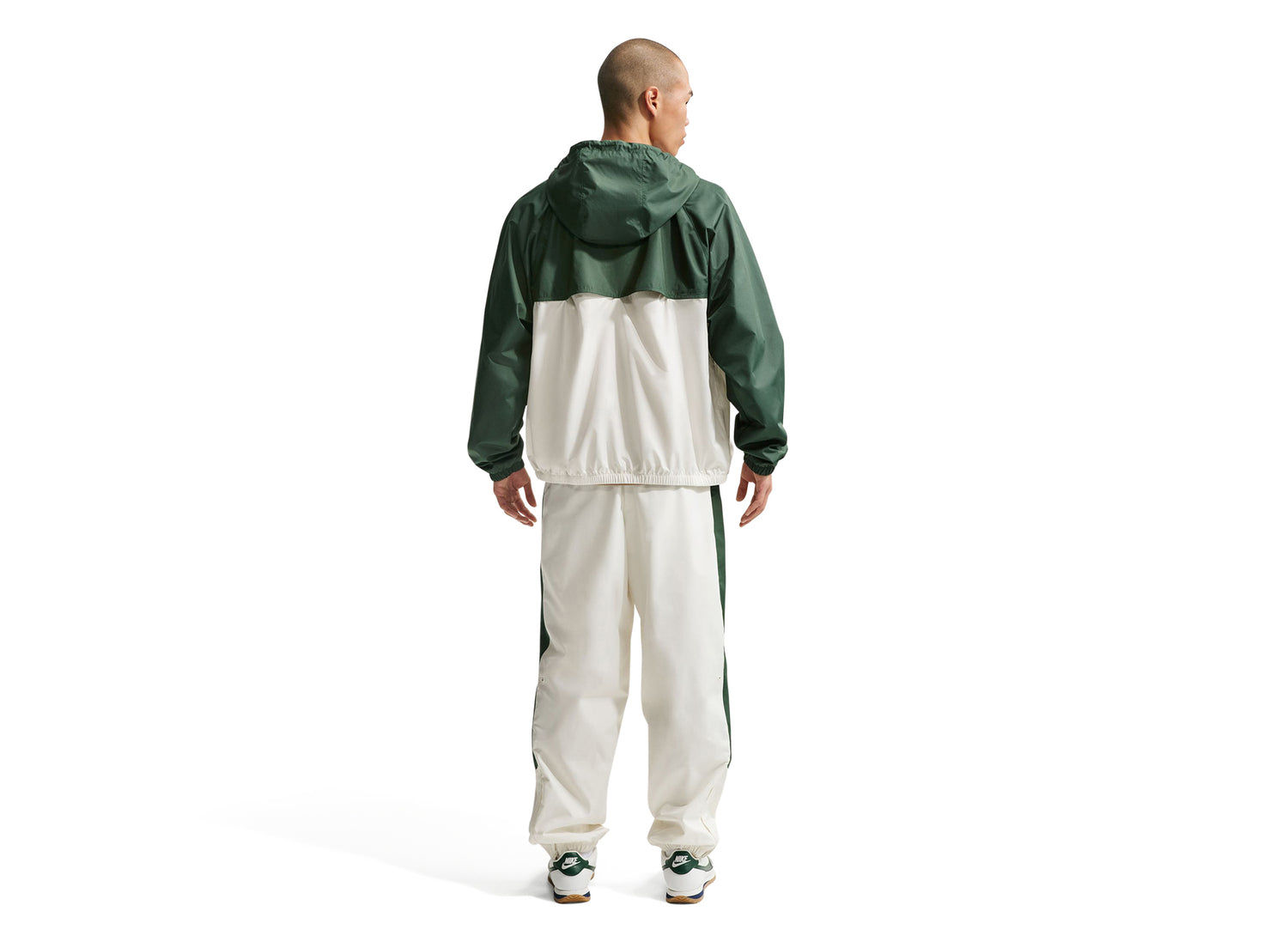 Nike Windrunner Lined Jacket in Fir / Sail — view 2