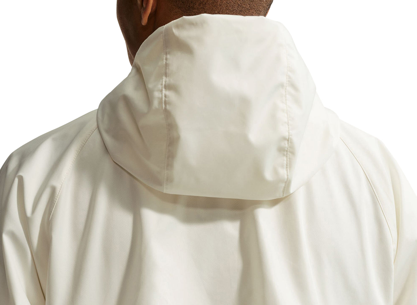 Nike Windrunner Lined Jacket in Sail / Black — view 4