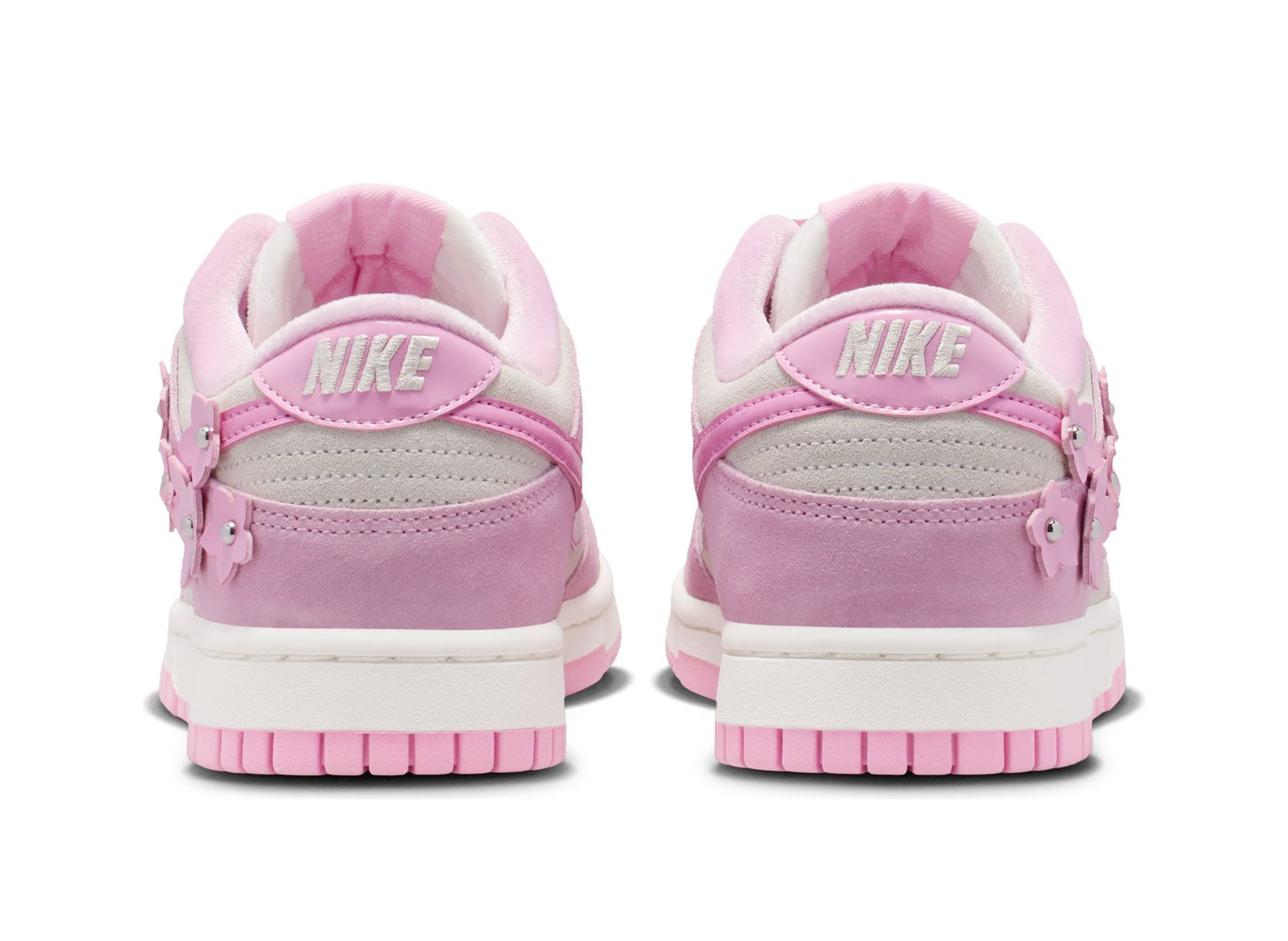 Women's Nike Dunk Low SE "Femme Florette" in Pink Rise / Sail