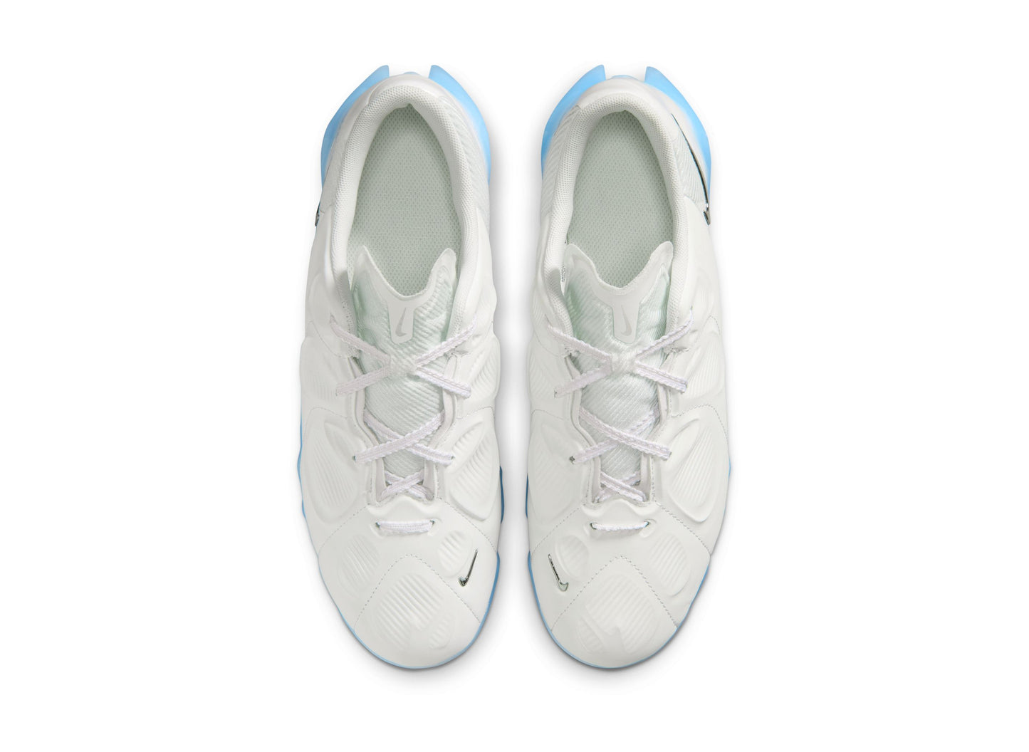 Women's Nike First Sight Mirage in Summit White / Metallic Silver