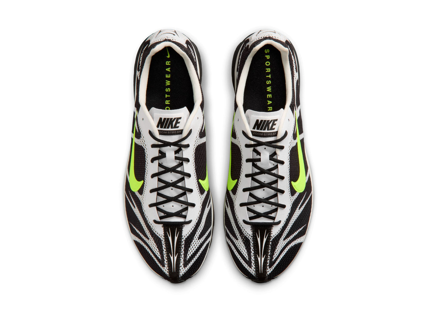 Nike Zoom Streak 3 in Schwarz / Volt