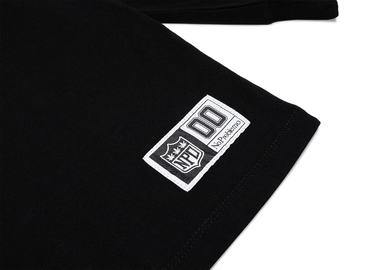 No Problemo NP00 Sports Cotton LS Jersey in Black — view 2
