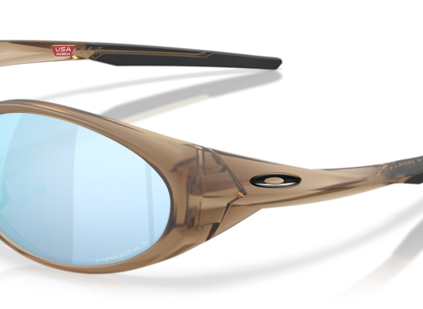 Oakley Eyejacket Redux Matte Brown Smoke w/ Prizm Deep Water — view 7