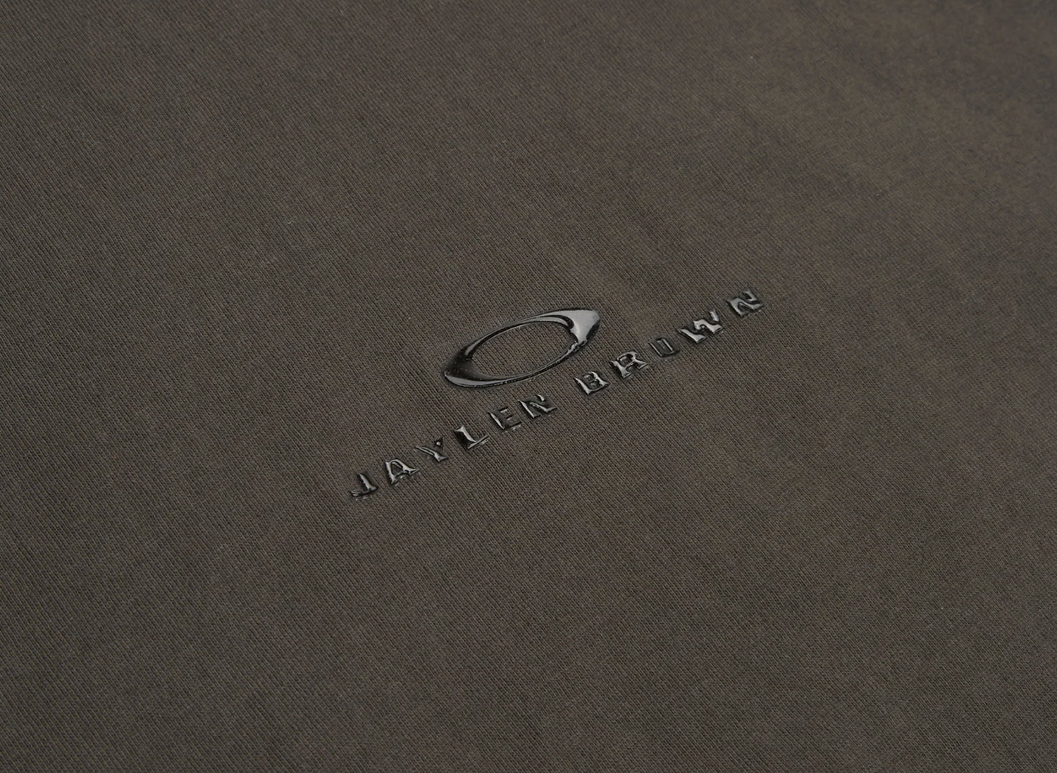 Oakley x Jaylen Brown Latitude Veil LS Tee in Nearly Black — view 4