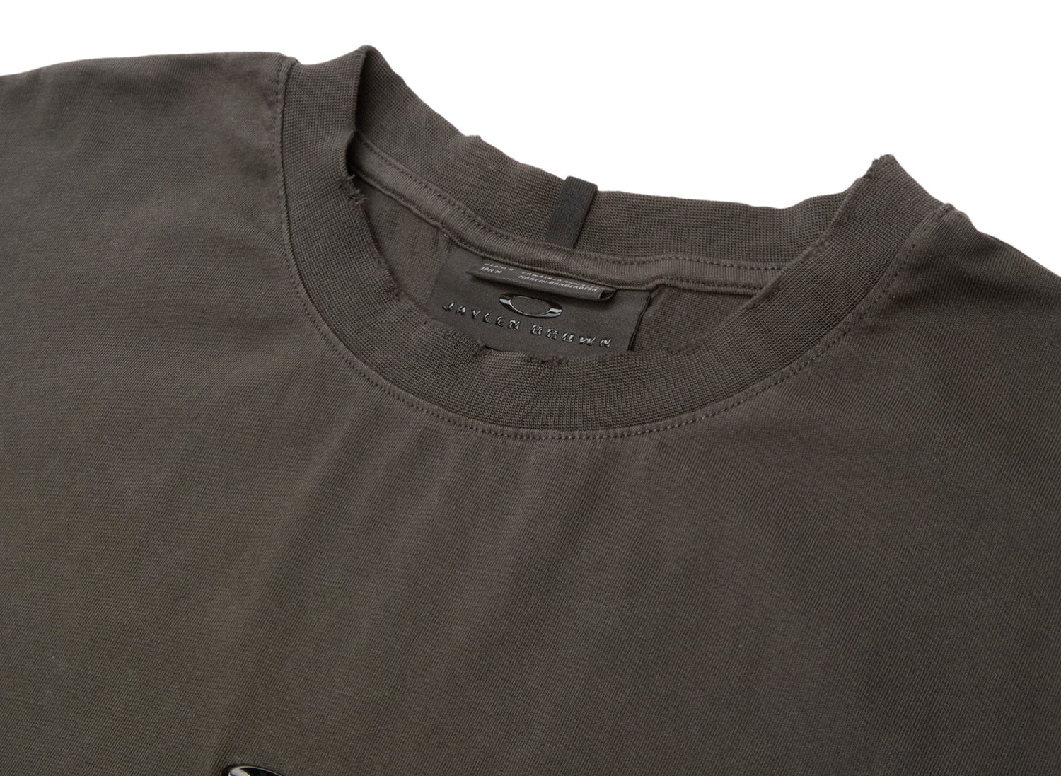 Oakley x Jaylen Brown Latitude Veil Tee in Nearly Black — view 3