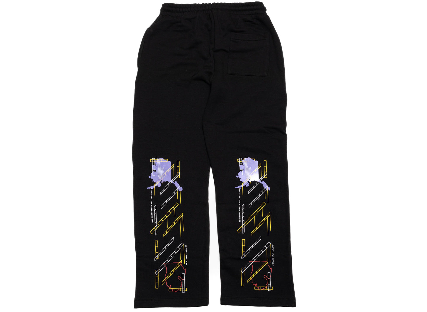 OFF-WHITE Archigeography Arrow Sweatpant in Black
