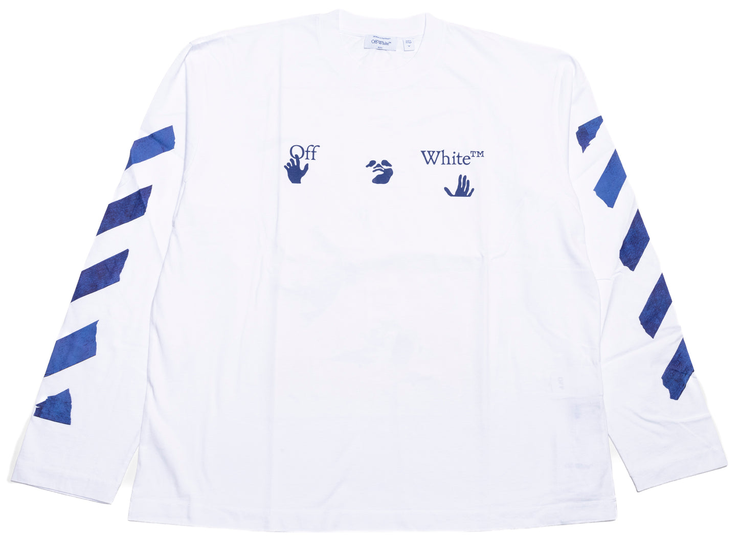 OFF-WHITE Bacco Arrow Skate Long Sleeve T-Shirt in White