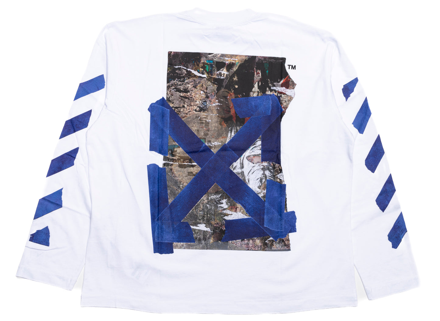 OFF-WHITE Bacco Arrow Skate Long Sleeve T-Shirt in White