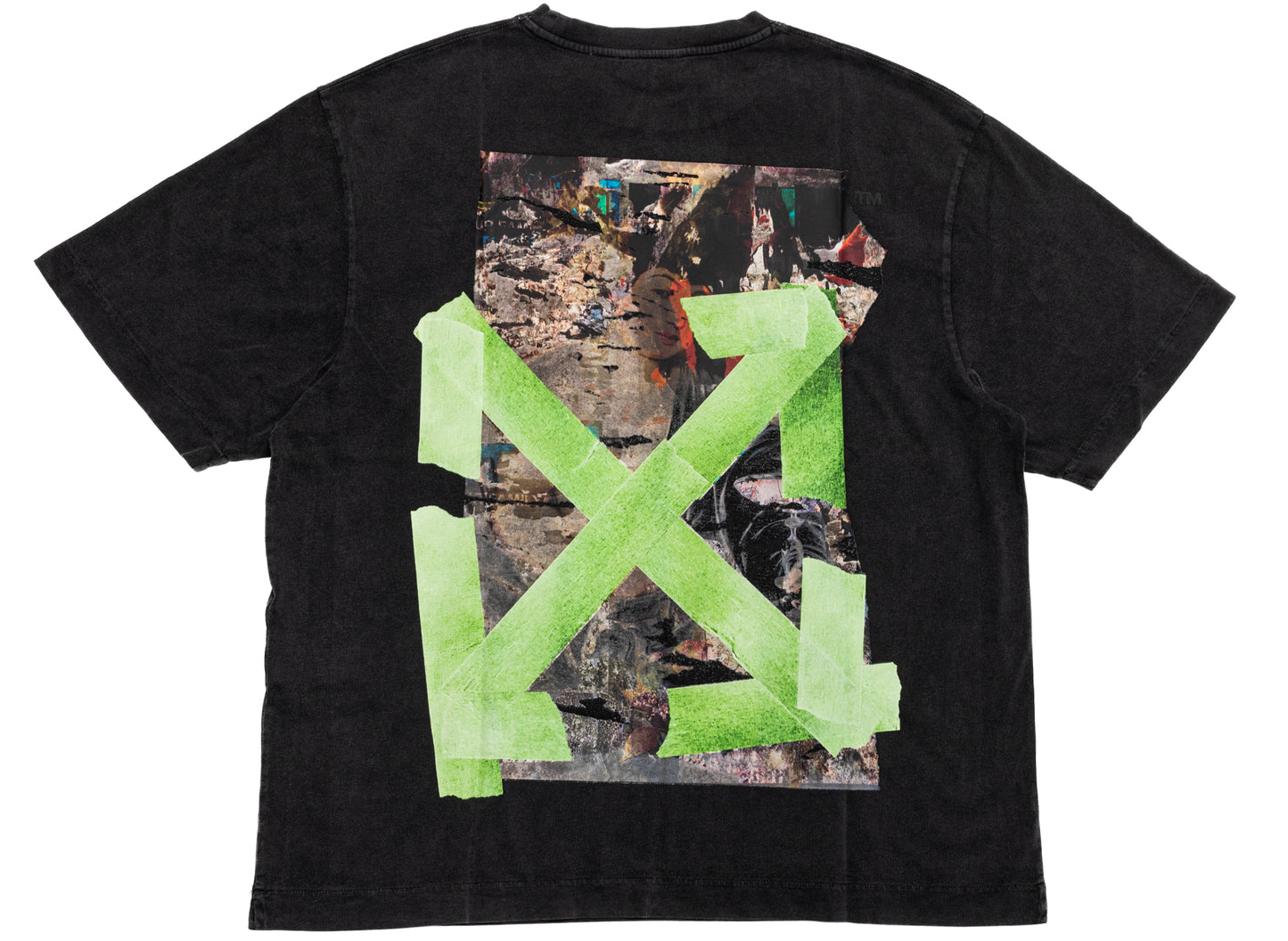 OFF-WHITE Bacco Arrow Skate Short Sleeve T-Shirt in Vintage Black