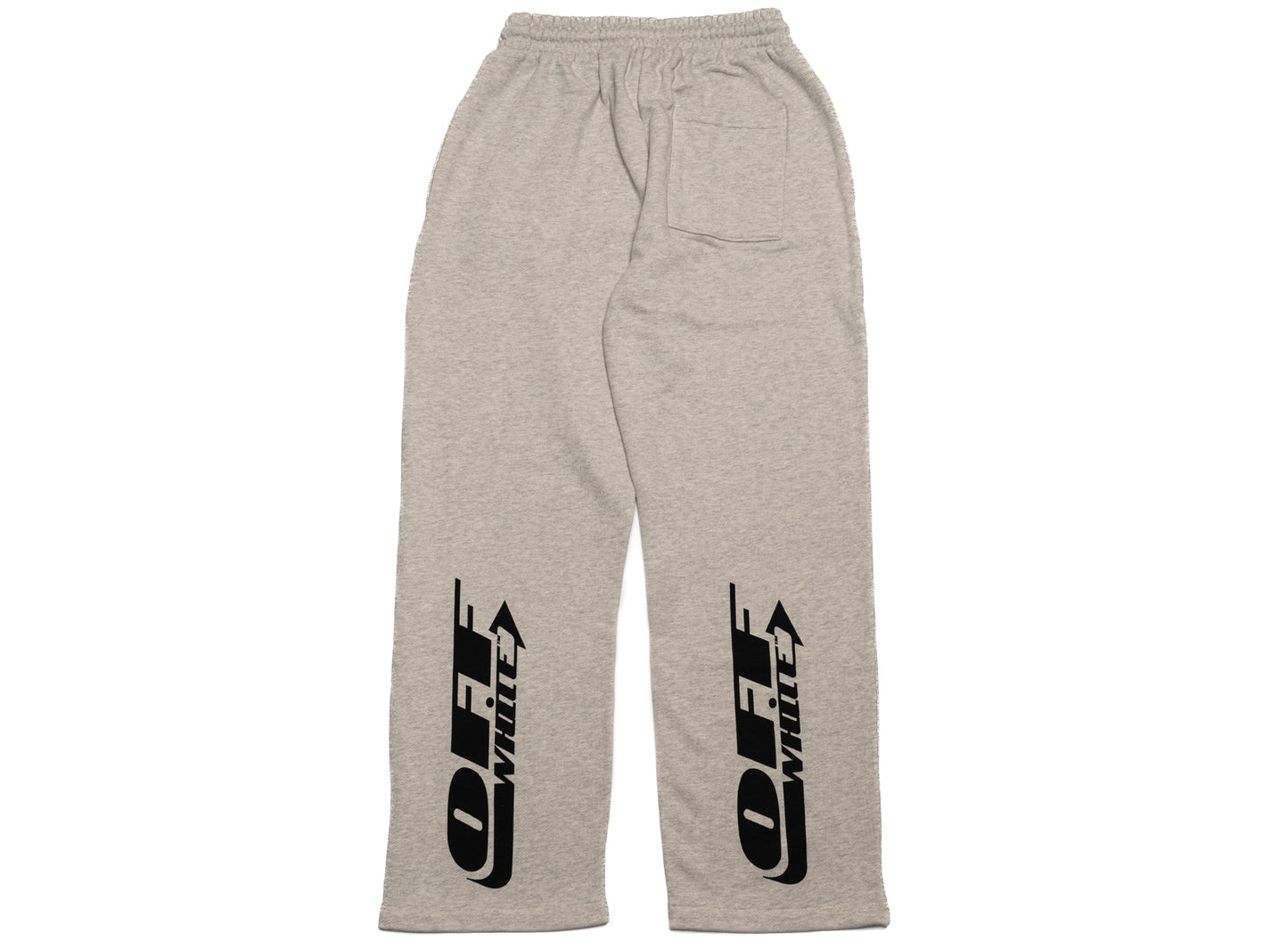 OFF-WHITE Blue Half Arrow Sweatpant in Grey Melange