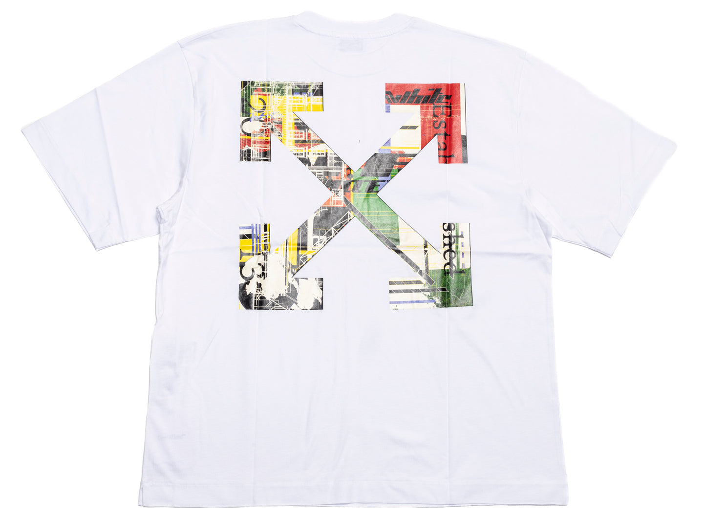 OFF-WHITE Industrial Arrow Skate Short Sleeve T-Shirt in White