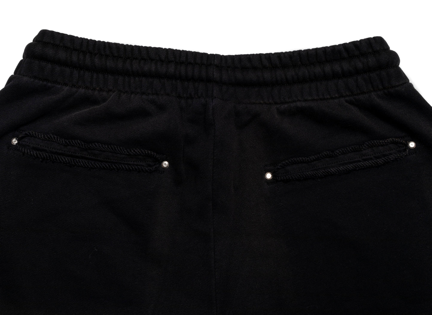 OFF-WHITE MD League Intarsia Slouchy Sweatpant in Black