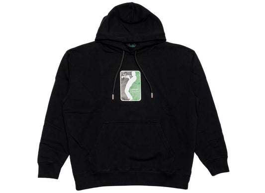 OFF-WHITE MD League Skate Hoodie in Black, men's hooded sweatshirt