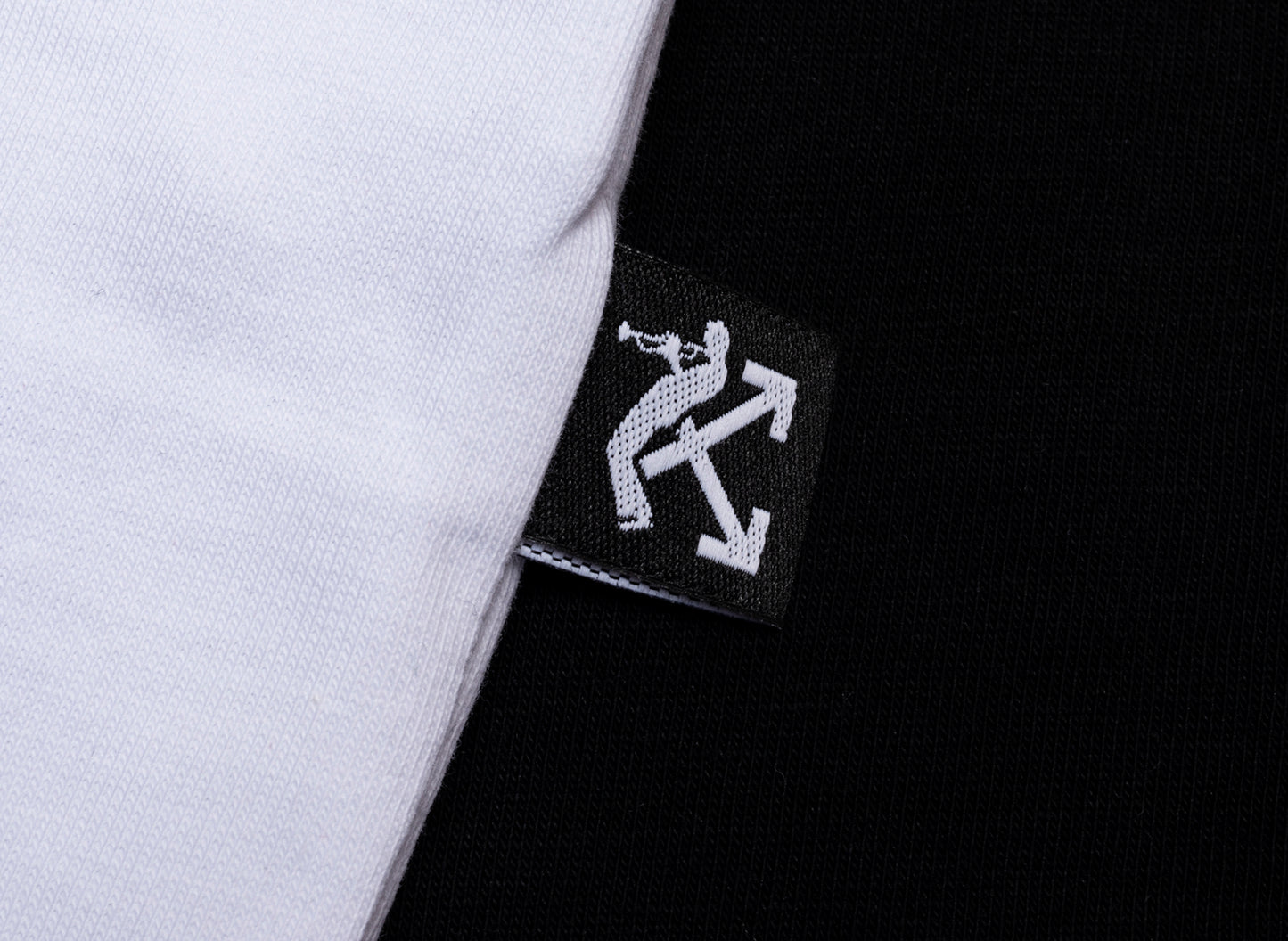 OFF-WHITE MD Yesternow Double Sleeve Regular Long Sleeve T-Shirt in White
