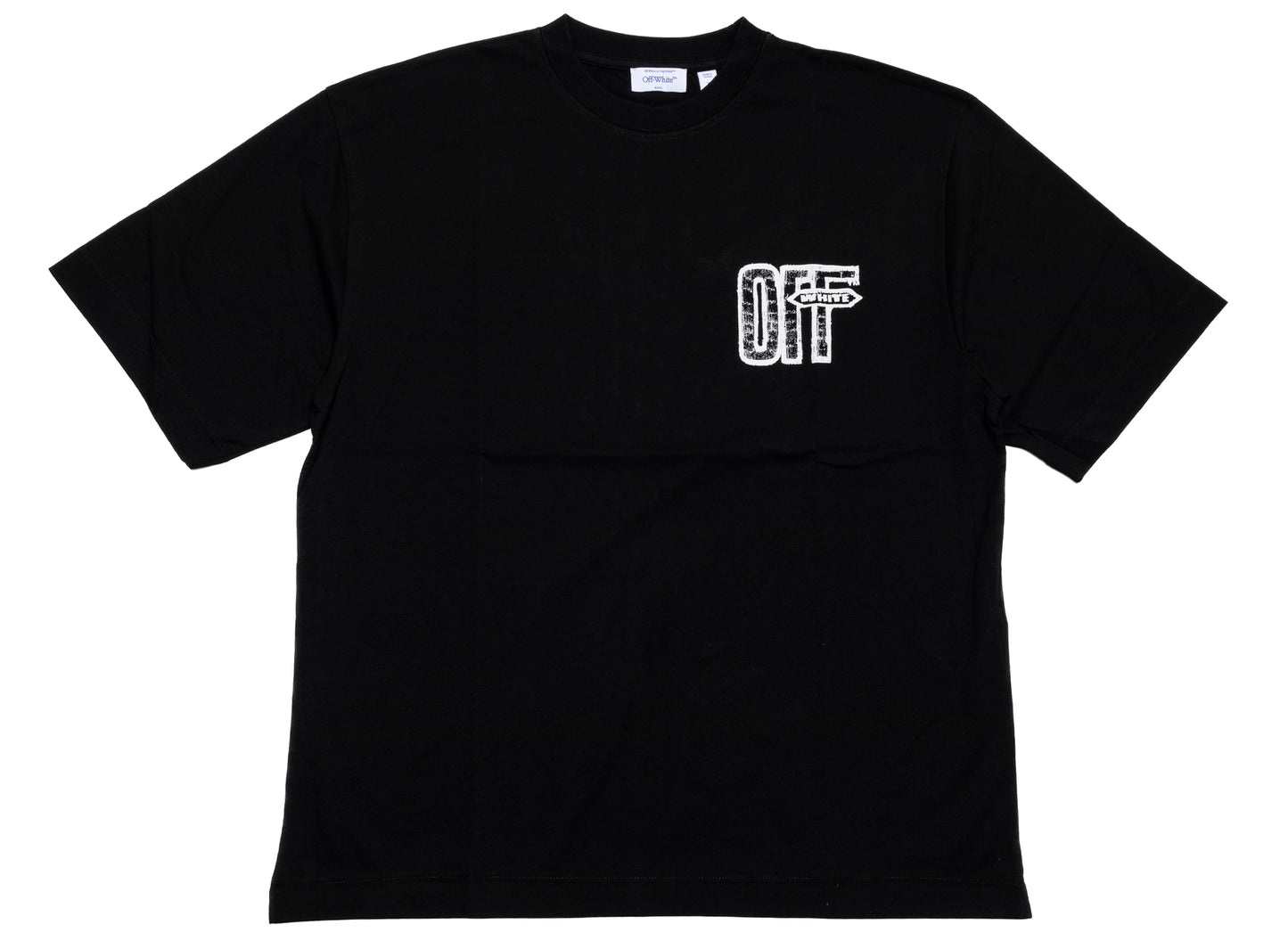 OFF-WHITE Motion Arrow Skate Short Sleeve T-Shirt in Black