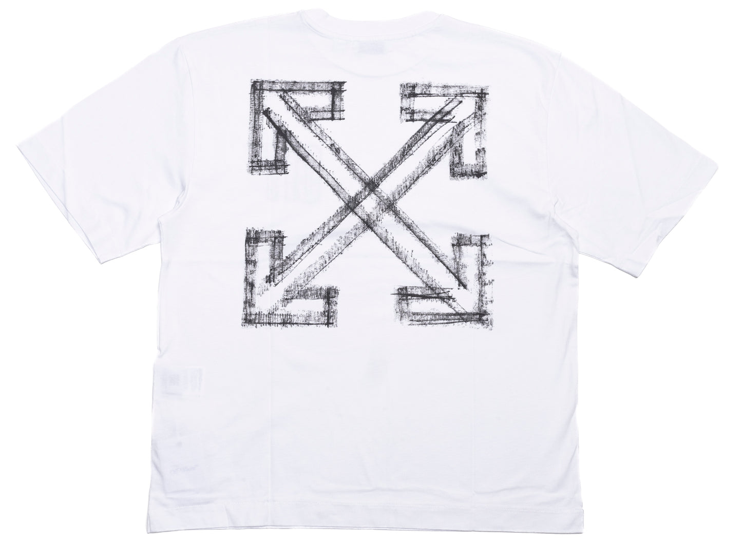 OFF-WHITE Motion Arrow Skate Short Sleeve T-Shirt in White