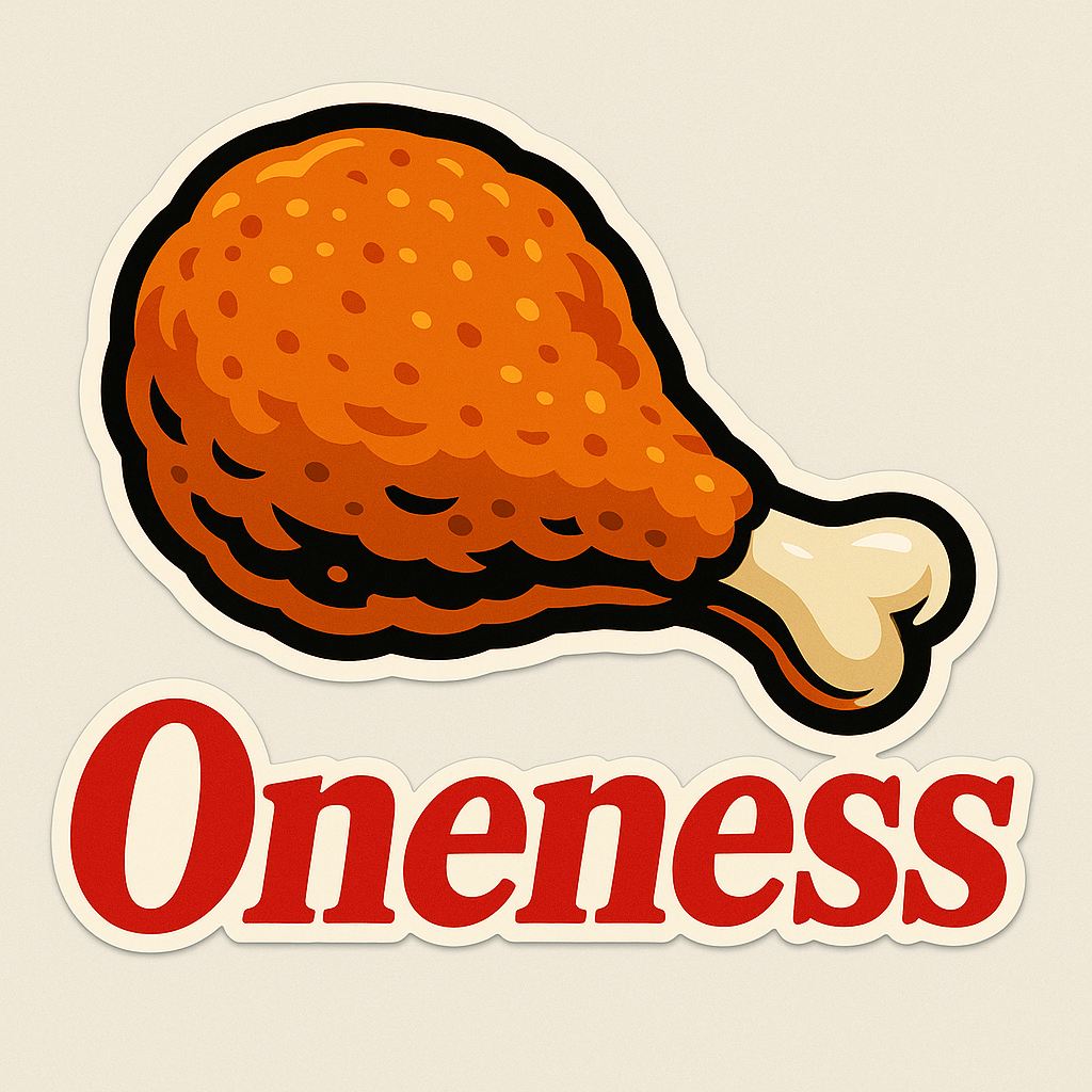 Oneness Chicken Sticker