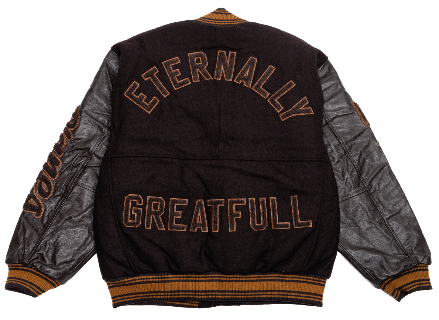 Paper Planes Eternally Grateful Varsity Bomber Jacket - view 3