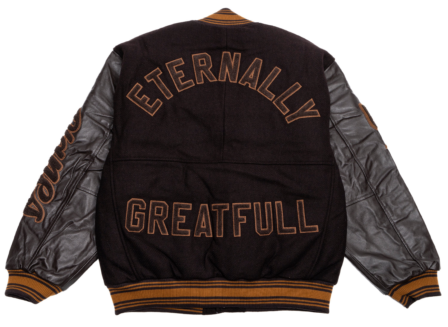 Paper Planes Eternally Grateful Varsity Bomber Jacket - view 3