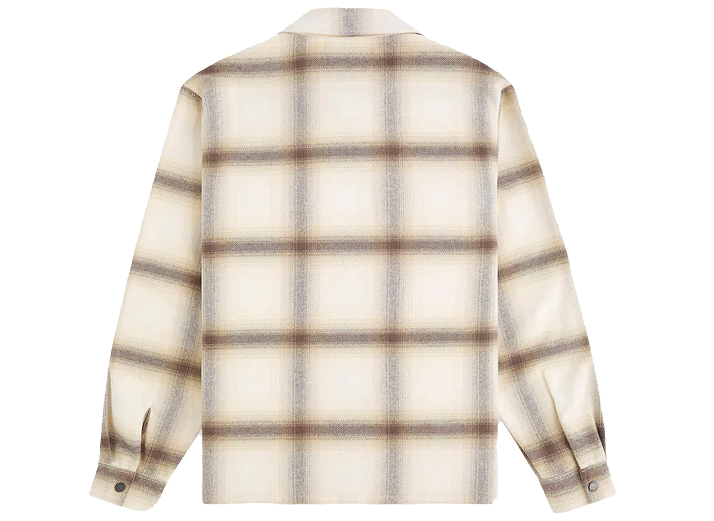 Paper Planes Flannel Zip Front Shirt - view 2