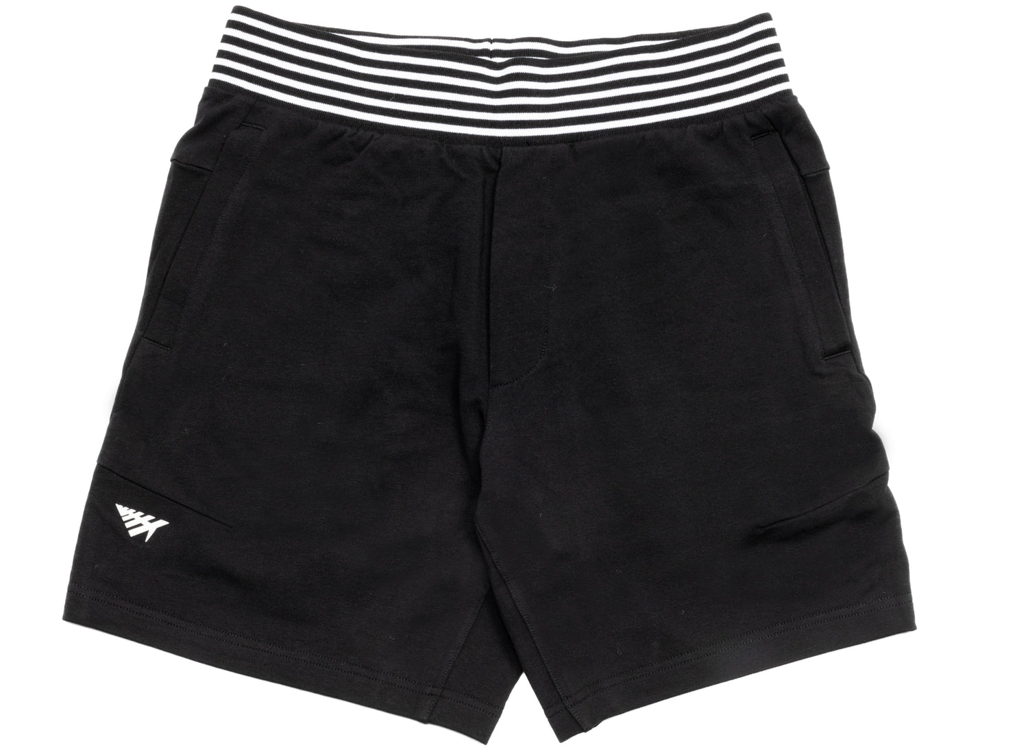 Paper Planes Gusset Shorts in Black