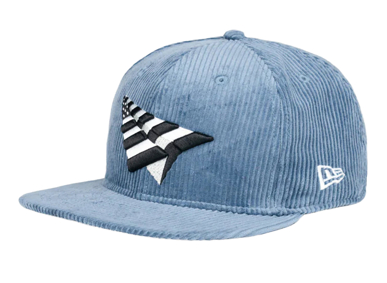 Paper Planes The Original Corduroy 59Fifty Fitted Crown Hat in Steel Blue — view 2