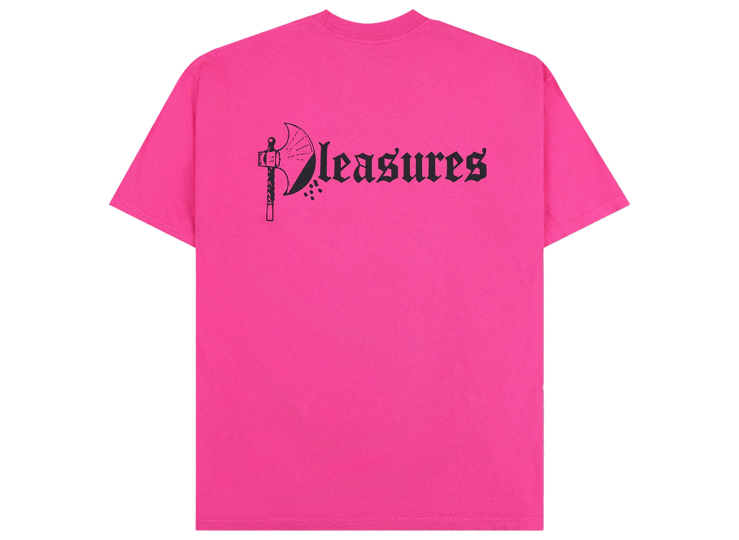 Pleasures Axed T-Shirt in Fuchsia Pink - view 2