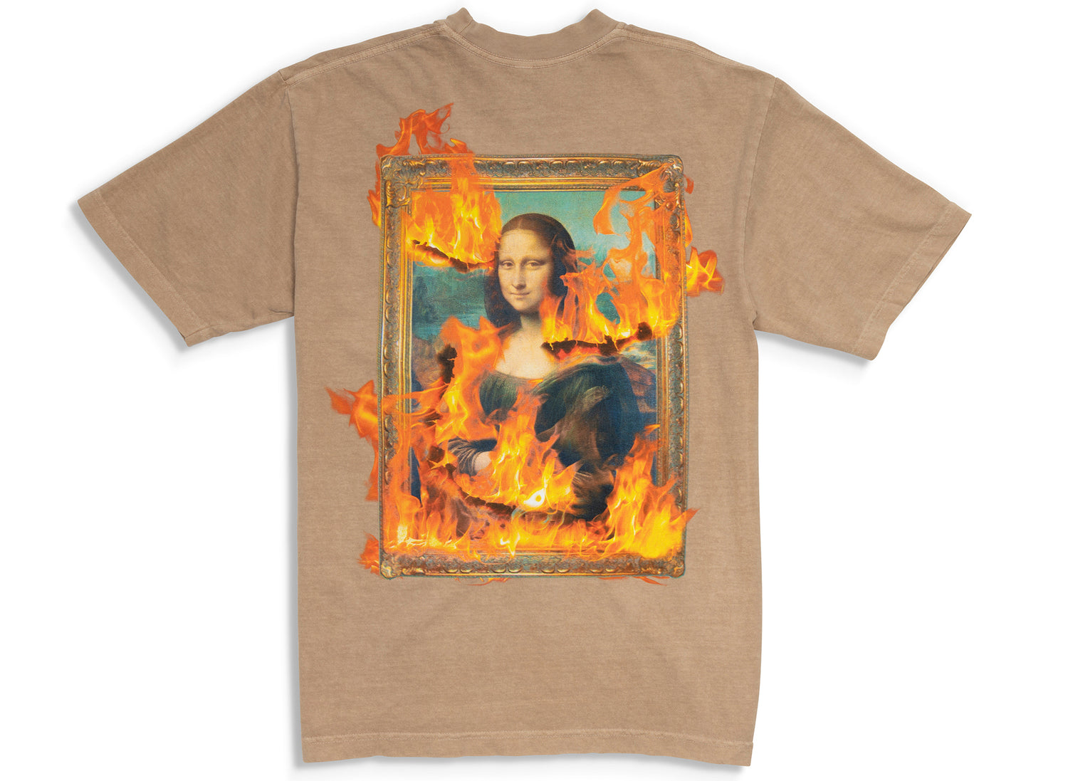 Pleasures Burn Again Tee in Mushroom - view 2