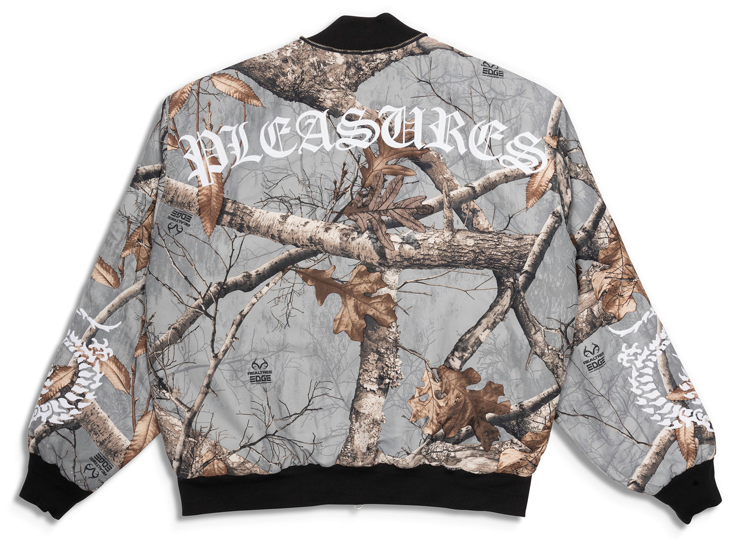 Pleasures Dragon Bomber in Grey - view 3