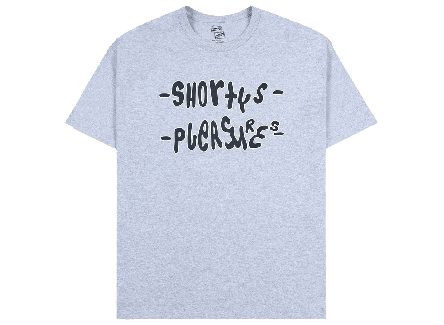 Pleasures F Me T-Shirt in Heather Grey