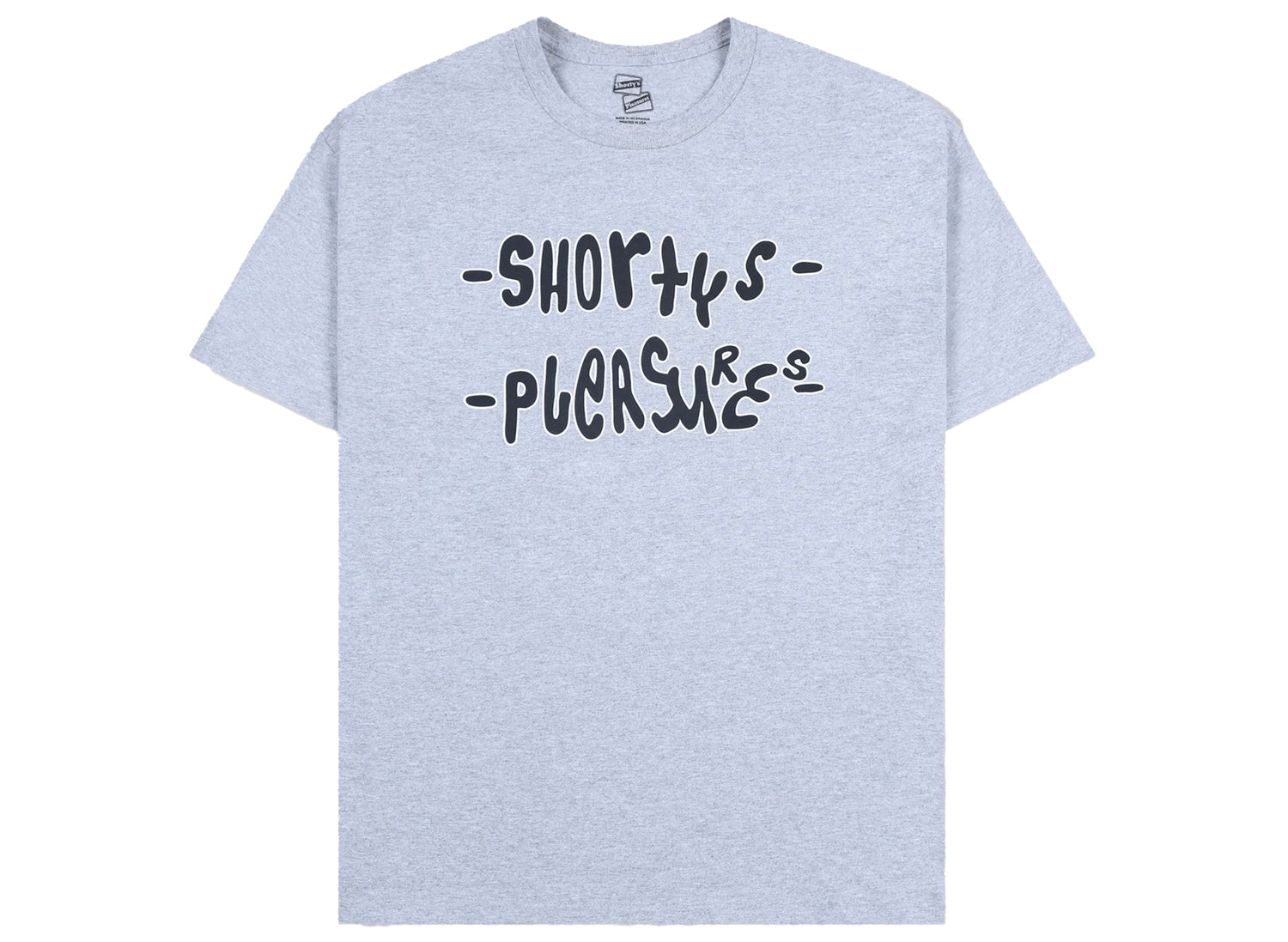 Pleasures F Me T-Shirt in Heather Grey