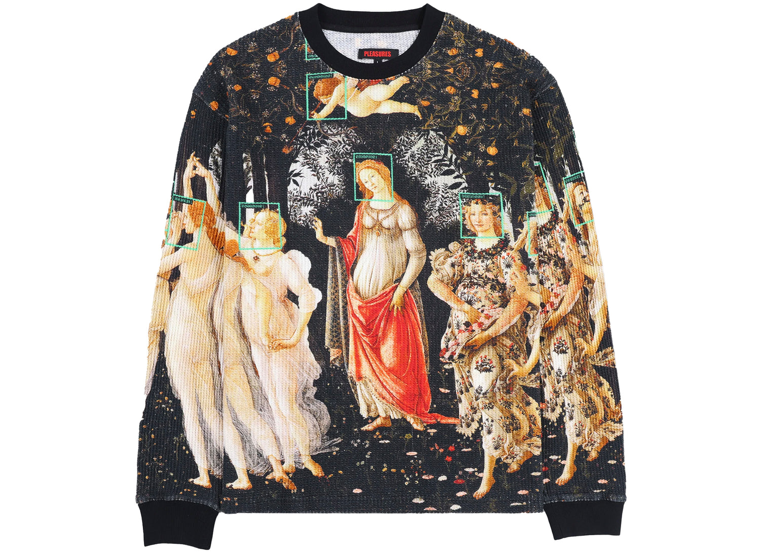 Pleasures Facial Thermal Long Sleeve Tee