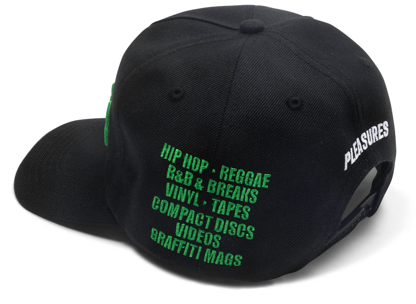 Pleasures Fat Beats Snapback in Black - view 2
