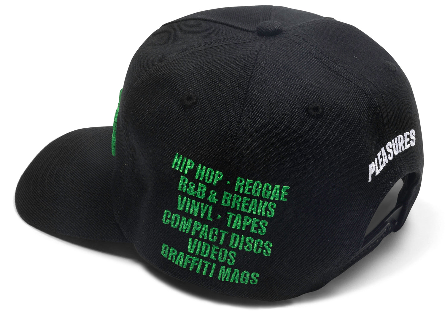 Pleasures Fat Beats Snapback in Black - view 2
