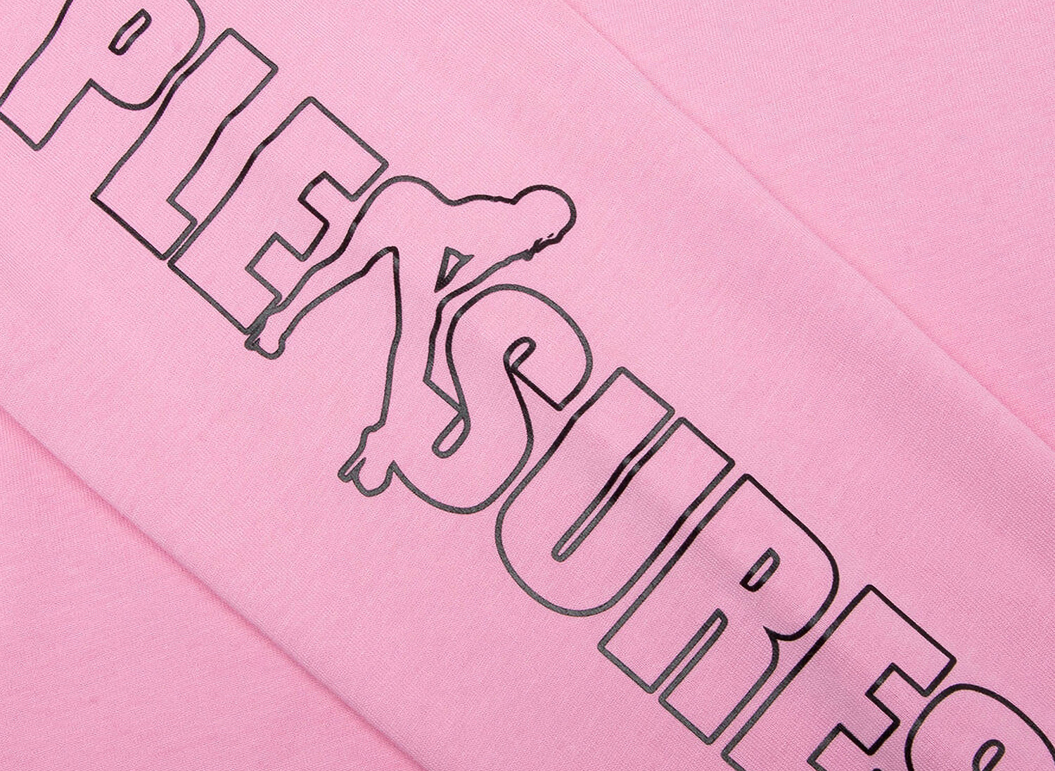 Pleasures Hot 4 U Long Sleeve in Pink — view 3