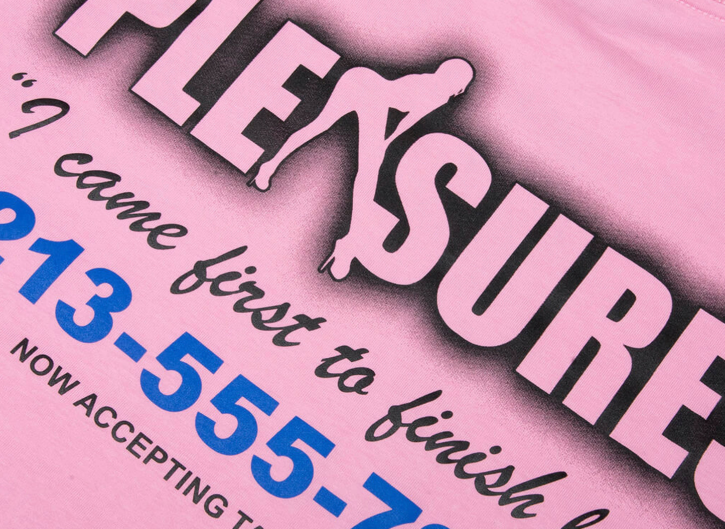 Pleasures Hot 4 U Long Sleeve in Pink — view 4