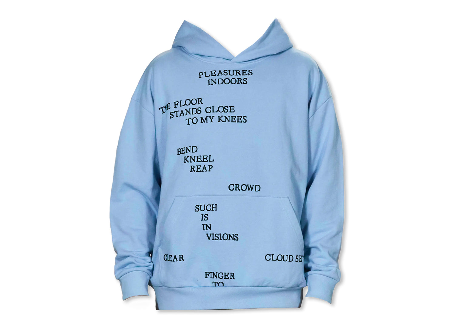 Pleasures Indoor Hoodie in Blue