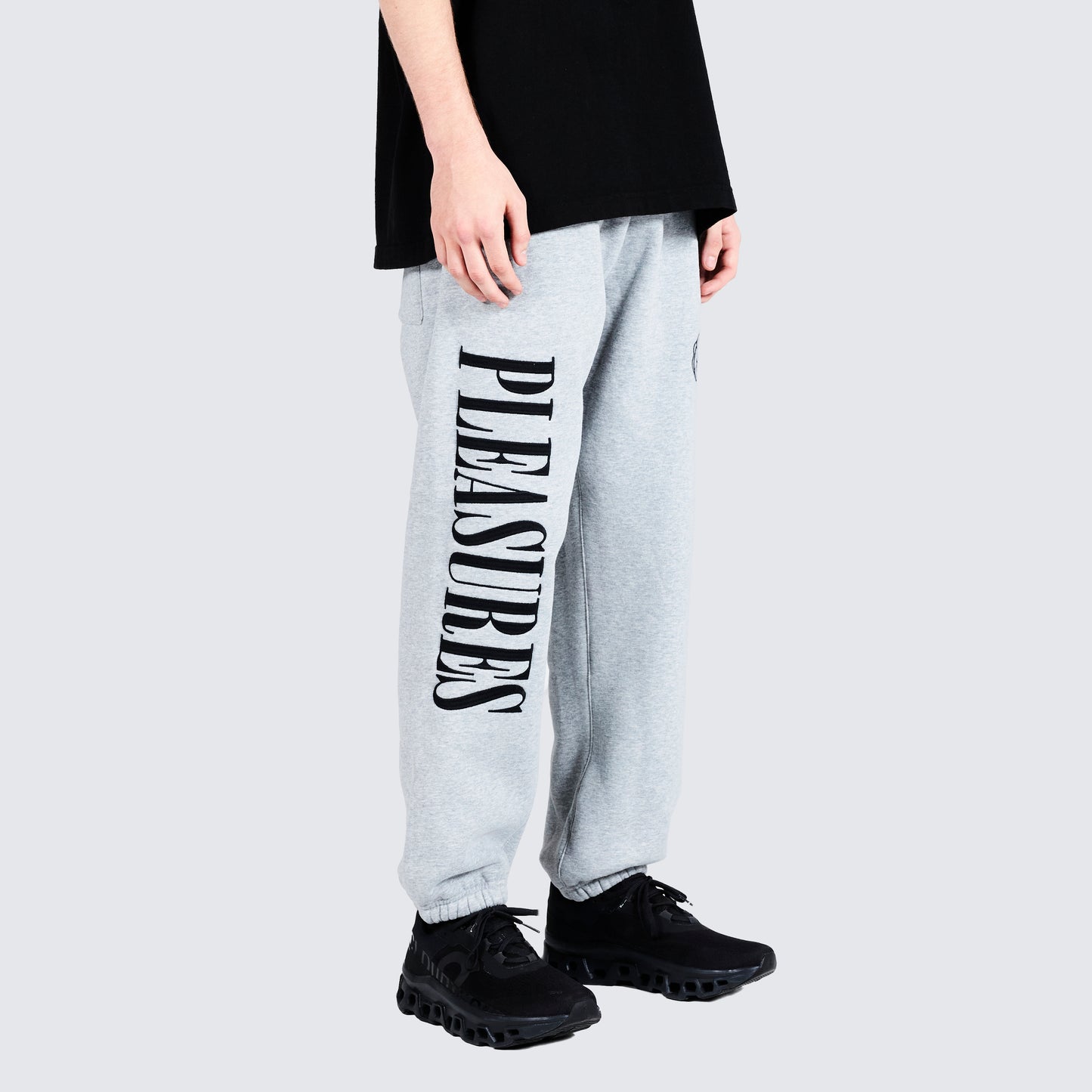 Pleasures NERD Sweatpants in Heather Grey - view 3