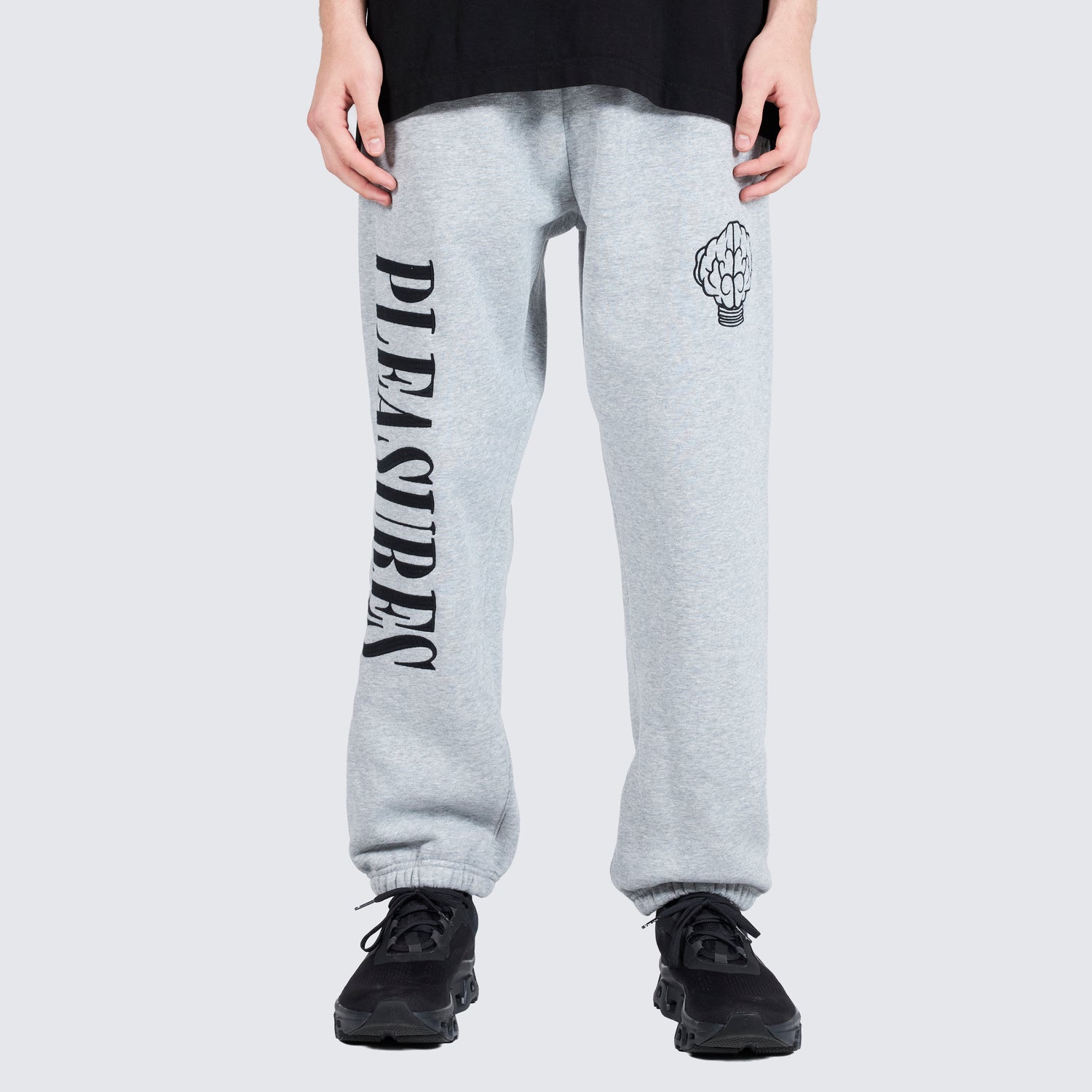 Pleasures NERD Sweatpants in Heather Grey - view 6