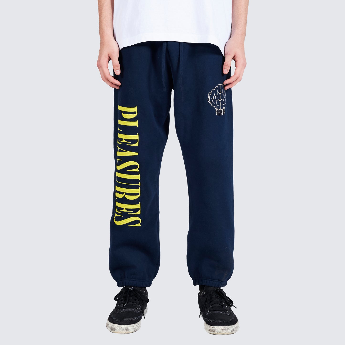 Pleasures NERD Sweatpants in Navy - view 2